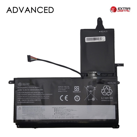 Изображение Notebook Battery LENOVO 45N1166, 3600mAh, Extra Digital Advanced