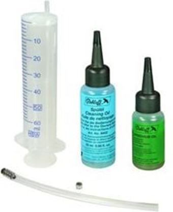 Изображение OK Baby Zestaw do wymiany oleju w piacie ROHLOFF SPEEDHUB 500/14 olej caoroczny 25ml, olej czyszczcy 25ml, strzykawka, ruba spustowa, w (ROL-8410)