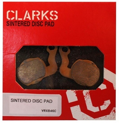 Picture of Okadziny hamulcowe CLARKS VX846 Metaliczne, Dla MAGURA (Marta 2009, Louise 2007, Julie HP, Carbon 2008)