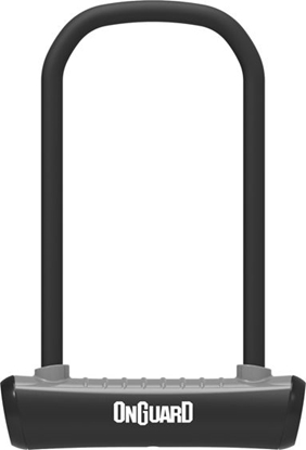 Picture of OnGuard Zapicie rowerowe U-Lock Neon czarne 115x230 mm (8153BL)