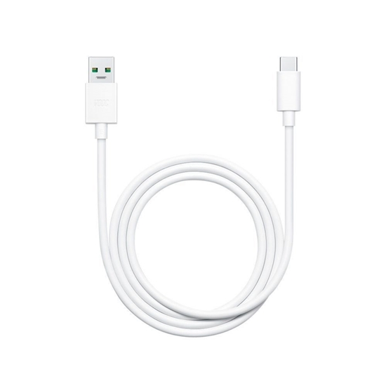 Изображение Oppo DL129 OPPO USB-C Data Cable Fast Charge 65W 1m White (Bulk)