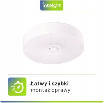 Picture of Intelight Oprawa awaryjna natynkowa Starlet Round LED SO 150 A 1H MT IP20 / 91989