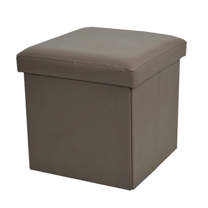 Picture of OTTOMAN XYF1368B GREY ARTICIAL LEATHER