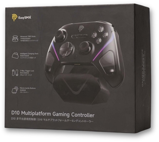 Picture of Pad EasySMX EasySMX D10 Pad bezprzewodowy PC/Switch/iOS/Android/ Steam Deck czarny