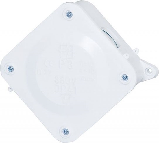 Picture of Pak-plast Puszka natynkowa P-3 IP41 P3B 110X110X50 biaa P3B