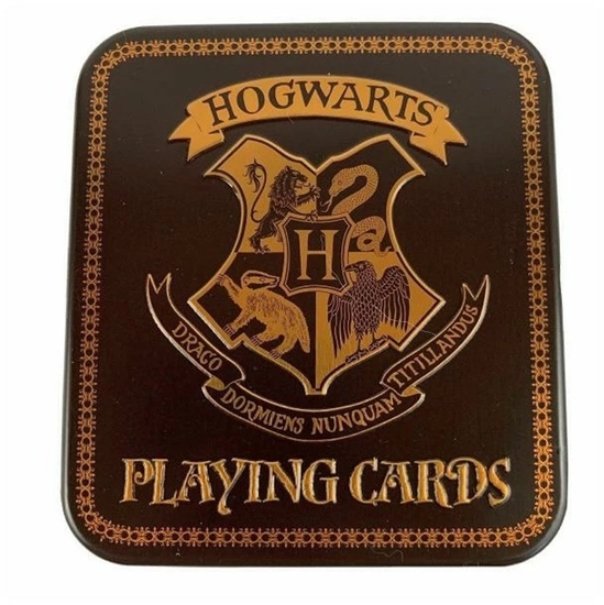 Picture of Paladone PALADONE Harry Potter Karty do gry w metalowej puszce - Domy Hogwartu