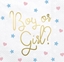 Изображение Party Deco Serwetki - Boy or Girl?, 33x33cm, 33x33cm uniwersalny