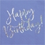 Attēls no Party Deco Serwetki urodzinowe granatowe Happy Birthday - 33 cm - 20 szt. uniwersalny
