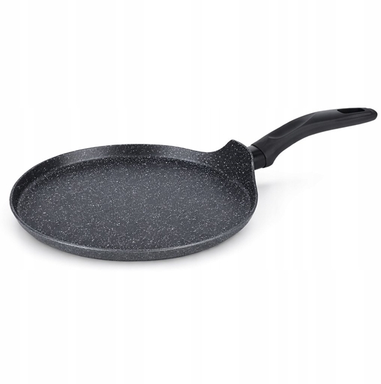 Изображение Patelnia Brunbeste Patelnia granitowa marmurkowa do naleników indukcja gaz 26cm BRUNBESTE BB-5545