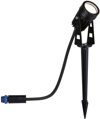 Picture of Paulmann Reflektor ogrodowy Plug & Shine Spot 2W 150lm 3000K IP65 24V czarny / metal