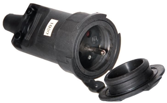 Изображение Pawbol sp. z o.o. Gniazdo przenone gumowe z/u 16A 250V IP65 (D.3149)