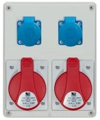 Picture of Pawbol sp. z o.o. Rozdzielnica R-BOX 240 2x32A/5P 2x250V IP44 (B.1099)