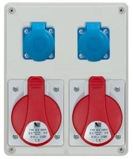 Picture of Pawbol sp. z o.o. Rozdzielnica R-BOX 240 2x32A/5P 2x250V IP44 (B.1099)