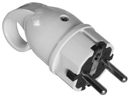 Изображение Pawbol sp. z o.o. Wtyczka prosta z/u 16A 250V UNISCHUKO WT-16 biaa (D.3101N)