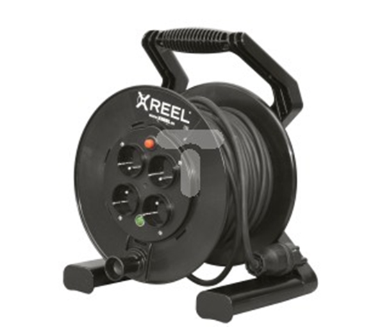 Изображение PCE Przeduacz bbnowy XREEL 40m H05RR-F 3x2,5 IP20 4xGS 230V