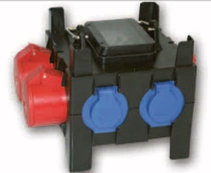Изображение PCE Rozdzielnica przenona NYSA 32A/5P 16A/5PxB16 4xGSx2B16 IP44 (9030012W)