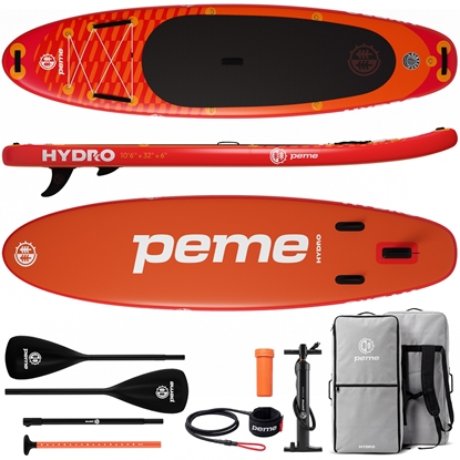 Attēls no Peme Hydro SUP 320x81x15 Sunset Orange deska pompowana