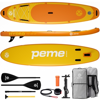 Attēls no Peme Hydro SUP 350x81x15 Bright Sun deska pompowana