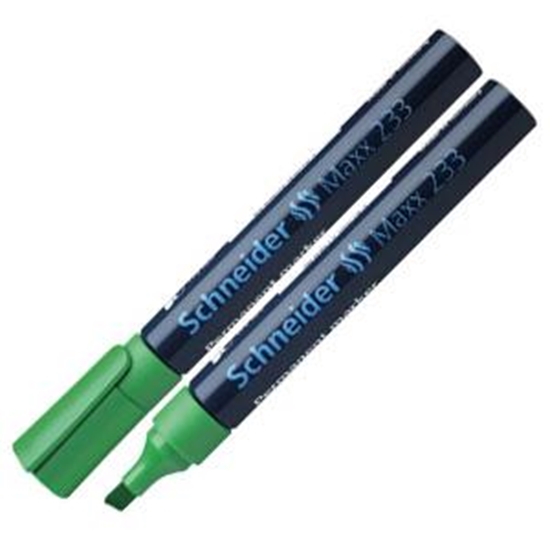 Изображение Permanentais marķieris 233 slīps zaļš, Schneider