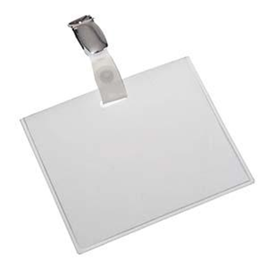 Изображение Personas karte 60x90 horizontāla ar metāla klipsi