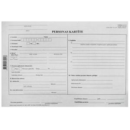 Изображение Personas kartīte A4DK/10