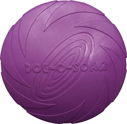 Attēls no Pet Nova Dysk gumowy RUB-DISC-VIOLET-22CM frisbee fioletowe 22 cm aromat wanilii