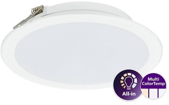 Изображение Philips Philips 46443800, Recessed lighting spot, 1 bulb(s), LED, 12 W, 6500 K, White