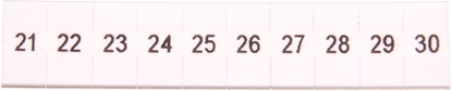 Изображение Phoenix Contact Oznacznik ZB5 LGS:21-30 10szt. (1050017:0021)