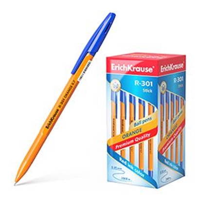 Attēls no Pildspalva lodišu R-301 Orange Stick, ErichKrause, zila