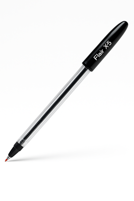Изображение Pildspalva lodīšu Flair X-5 melna 0.6