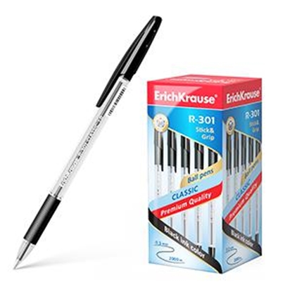Attēls no Pildspalva lodīšu R-301 Classic Stick&Grip ErichKrause melna