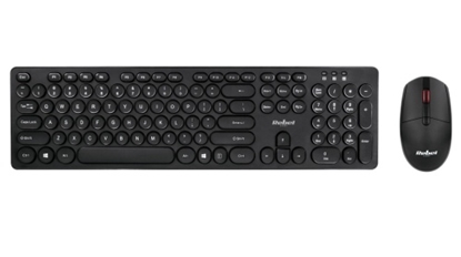 Изображение Pilna izmēra bezvadu tastatūras un bezvadu peles komplekts