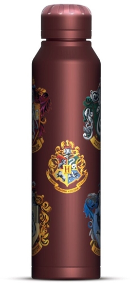 Изображение Pyramid Pyramid Harry Potter Butelka Metalowa Slim  (Herb Hogwartu)
