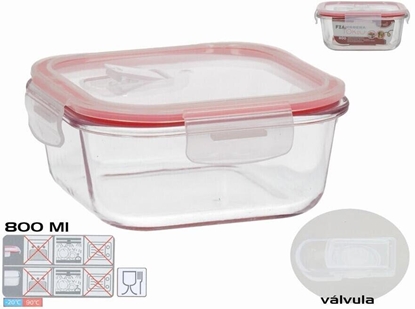 Picture of Pyrex Kwadratowe pudeko na lunch 800 ml 7 x 15 5 x 15 5 cm KITCHEN&GO 8445393578644 (8445393578644)