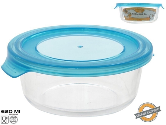 Picture of Pyrex Okrge szklane pudeko na lunch 620 ml 6 x 17 x 15 5 cm KITCHEN&GO 8445393406053 (8445393406053)
