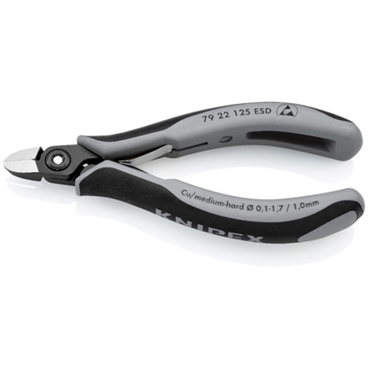 Attēls no Plakanknaibles Knipex 7922125ESD; 125 mm
