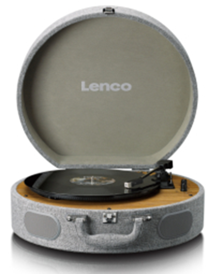 Изображение Plašu atskaņotājs Lenco LS-66GY Wooden Grey Bluetooth