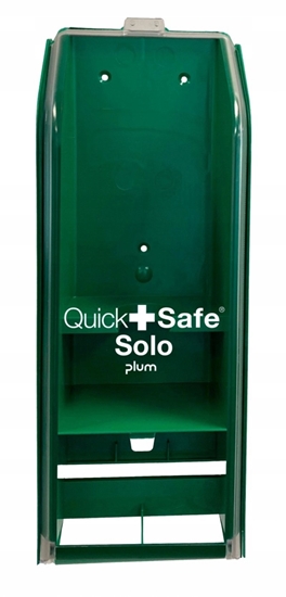 Изображение Plum Stacja PLUM QuickSafe Solo, pusta, do montau na cianie, zielona