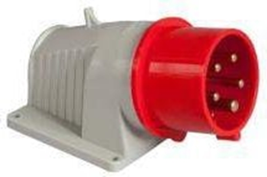 Изображение Polam Nako Wtyczka izolacyjna odbiornikowa 32A 400V 4P IP44 (3643-220)