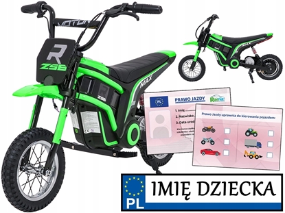 Picture of Polesie Elektryczny Cross RZ56 MAX Napd acuchowy i Moc 350W 24V
