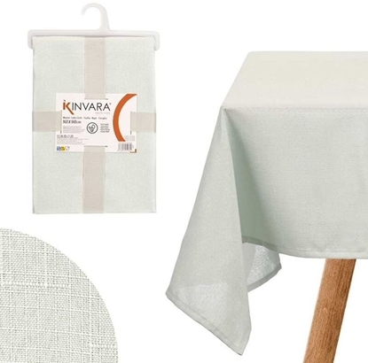 Picture of Polyester tablecloth 140×180 cm, pale green, 2×35×24 cm, 95080, Kinvara
