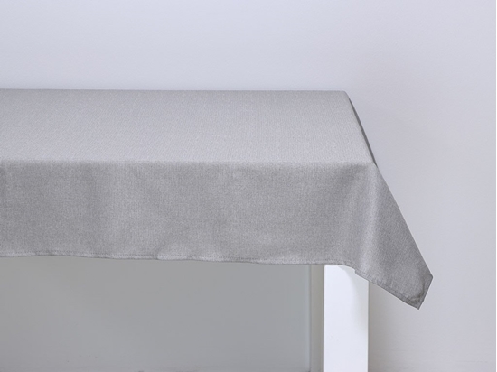 Изображение Polyester tablecloth 140×240 cm, light grey, 2×35×24 cm, 95062, Kinvara