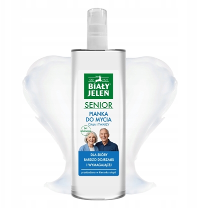 Изображение Pollena BIAY JELE Senior Pianka do mycia ciaa i twarzy 400 ml