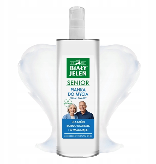 Изображение Pollena BIAY JELE Senior Pianka do mycia ciaa i twarzy 400 ml