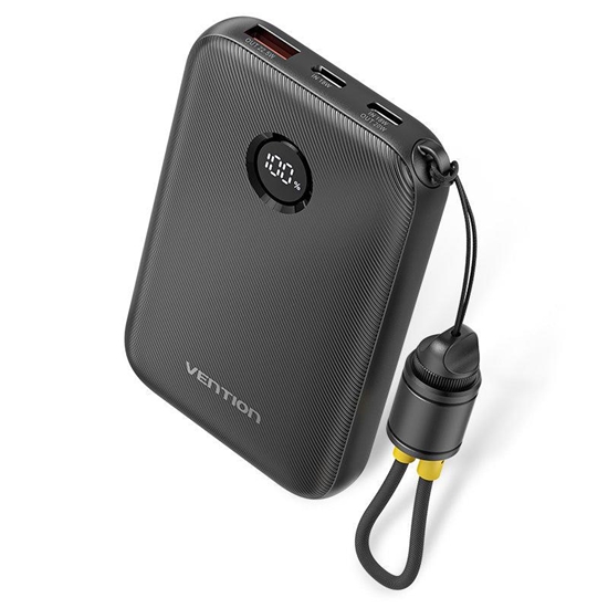Picture of POWER BANK USB 10000MAH 22.5W/BLACK FKAB0-C VENTION