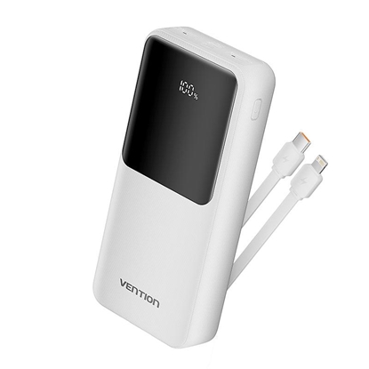 Attēls no POWER BANK USB 20000MAH 22.5W/WHITE FHPW0 VENTION
