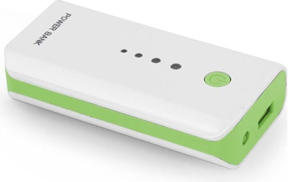 Attēls no Powerbank Esperanza Electron 5200mAh Biao-zielony