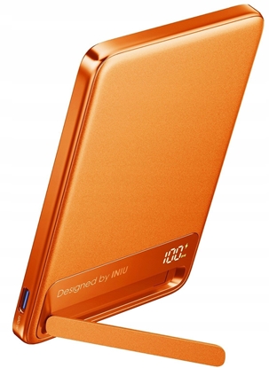 Изображение Powerbank INIU Powerbank MagPro Slim powerbank bezprzewodowy 5000mAh pomaraczowy