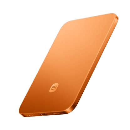 Изображение PowerBank UltraThin Magnetic 5000 15W pomarańczowy