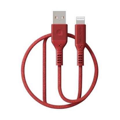 Attēls no Premium MFI certifield Cable USB - Lightning (red, 1.2m) Astro Pro Titan